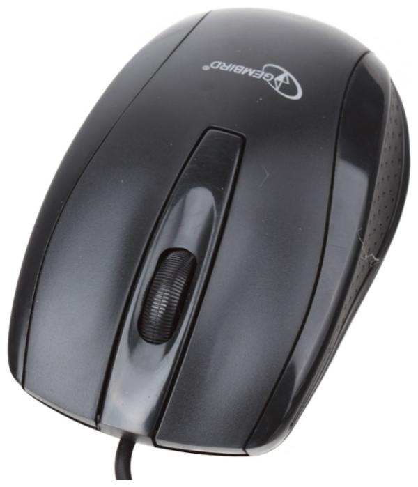 Мышь оптическая Gembird MUSOPTI8-806U, USB, 3 кнопки, колесо, 800dpi, черный