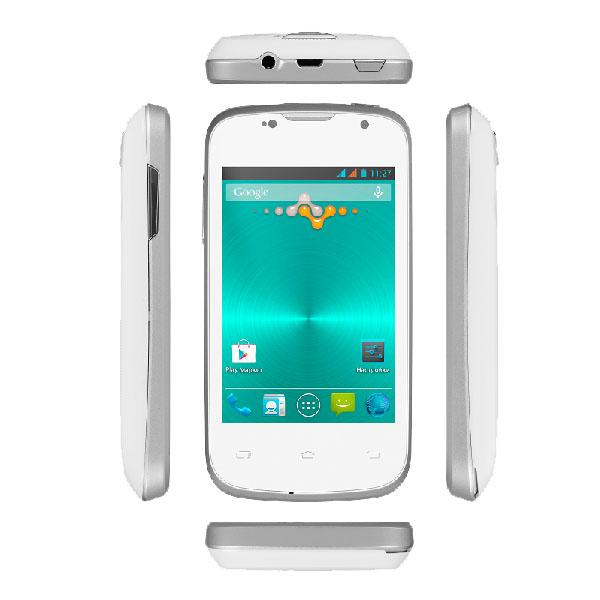 Смартфон 2*sim Etuline bSmart S3520, 2*1ГГц, 3.5" 480*320, 4Gb, SD-micro/SDHC-micro, GSM/3G, GPS, BT, WiFi, G-sensor, радио, 2 камеры 2/0.3Мпикс, Android 4.1, 116*60.5*13.5мм 125г, белый