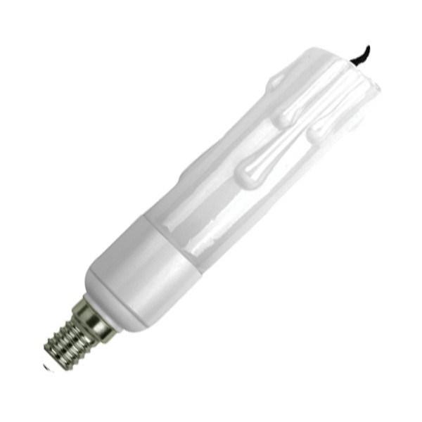 Лампа E14 светодиодная белая Ecola C4ZW64ELC, 6.4/65Вт, теплый белый, 2700К, 220В, 30000ч, свеча с фитилем