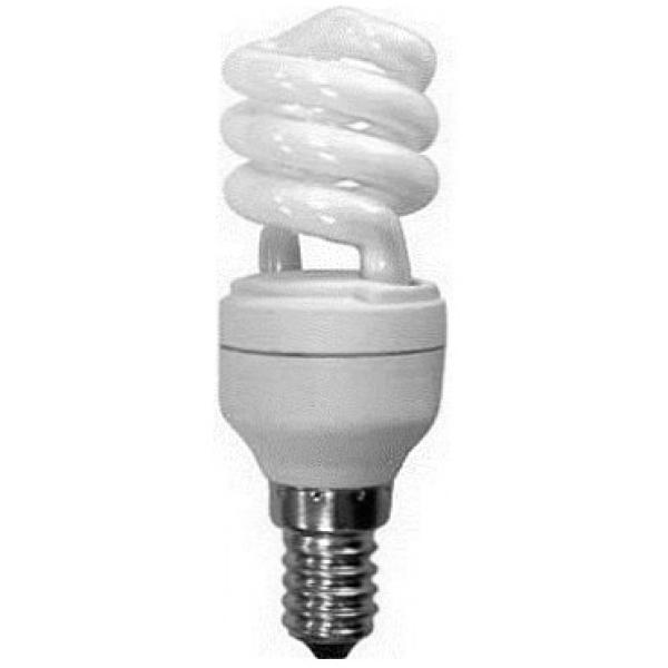 Лампа E14 энергосберегающая Ecola Z4FW09ECB, 9/50Вт, теплый белый, 2700К, 220В, 500Лм, 8000ч, спираль, 31/90мм