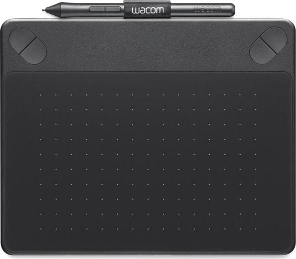 Планшет Wacom Intuos Art PT S (CTH-490AK-N), USB, 6*3.7"/15*9см, 2540lpi, 4 кнопки, сенсорная панель, Multitouch, беспроводное перо: чувствительность 1024 уровня