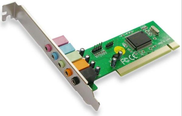 Звуковая карта CMI8738-LX, PCI-Ex1, аудио выходы 5.1, A3D1.0/DirectSound 3D/EAX2.0