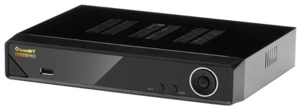 Медиа проигрыватель Iconbit MOVIEHD TS PRO, НЖМД 2.5" SATA, USB2.0, USB host, SPDIF (Coaxial), запись видео, DVB-T2/S2 тюнер, ПДУ