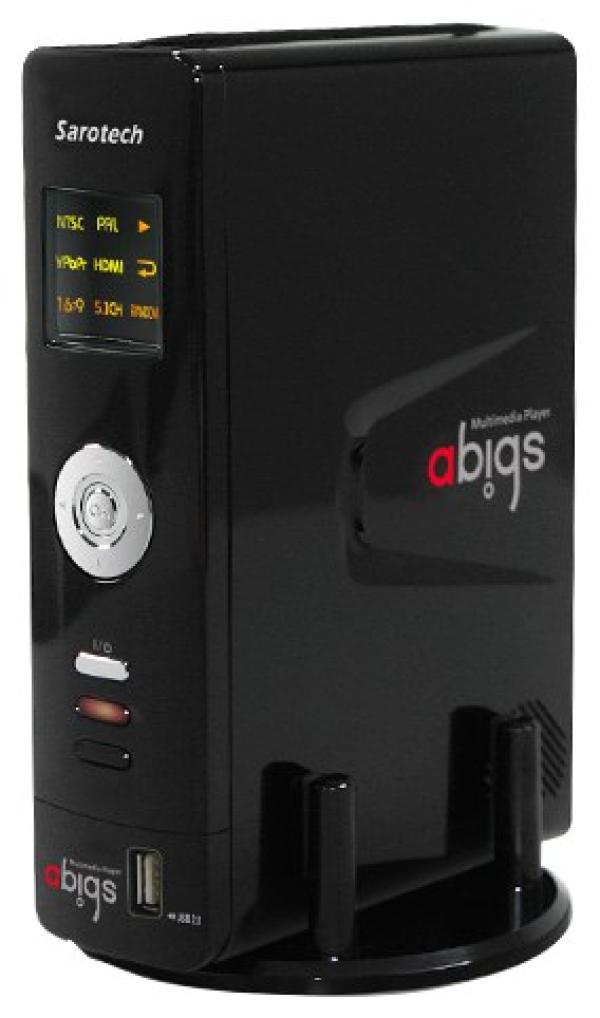 Медиа проигрыватель Sarotech Abigs DVP-570X, LAN, КОРЗИНА для НЖМД 3.5" SATA, 2*USB2.0, USB host, SPDIF (Optical)/SPDIF (Coaxial), ЖКД, ПДУ