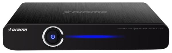 Медиа проигрыватель Digma HDMP-311, LAN, WiFi, SATA, 2*USB2.0, USB host, HDMI, MMC/SD, BitTorrent, радио, ПДУ