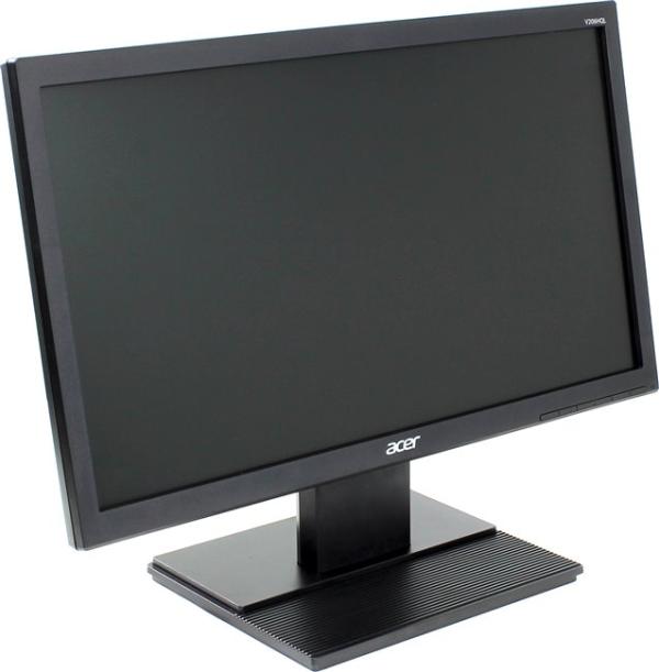 Монитор ЖК 20" Acer V206HQLBb, 1600*900 LED, 16:9, 200кд, DC 100000000:1, 5мс, TN, 90/65, черный
