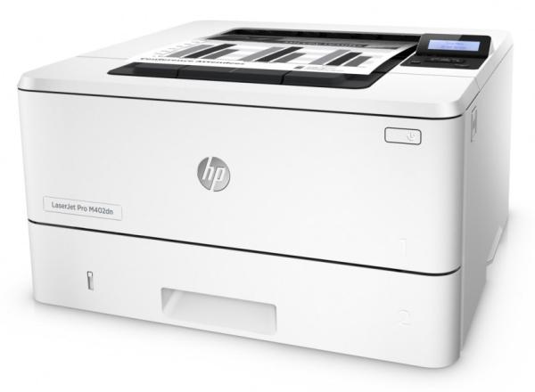 Принтер лазерный HP LaserJet Pro 400 M402d (C5F92A), A4, 38стр/мин, 1200dpi, 128MB, USB2.0, дуплекс, ЖК дисплей, 80000стр/мес