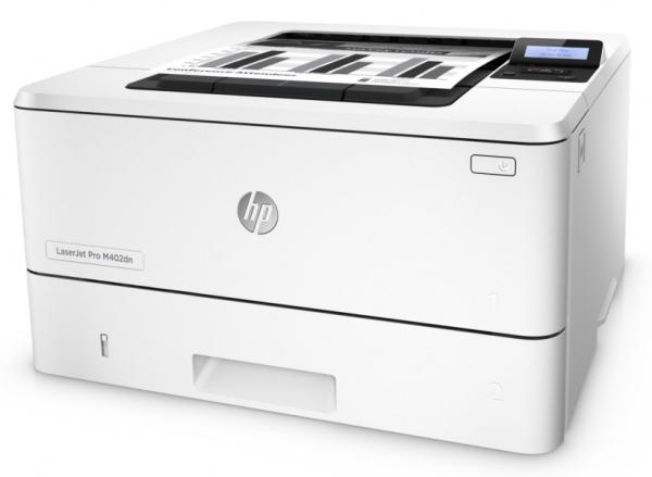 Принтер лазерный HP LaserJet Pro 400 M402n (C5F93A), A4, 38стр/мин, 1200dpi, 128MB, LAN, USB2.0, ЖК дисплей, 80000стр/мес