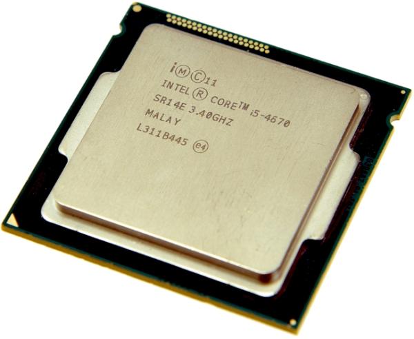 Процессор S1150 Intel Core i5-4670 3.4ГГц, 256KB+6MB, 5ГТ/с, Haswell 0.022мкм, Quad Core, видео 350МГц, 84Вт