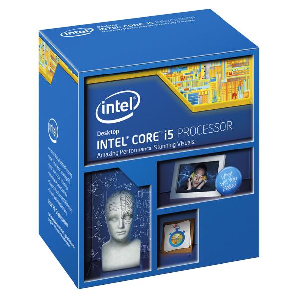 Процессор S1150 Intel Core i5-4440 3.1ГГц, 256KB+6MB, 5ГТ/с, Haswell 0.022мкм, Quad Core, видео 350МГц, 84Вт, BOX