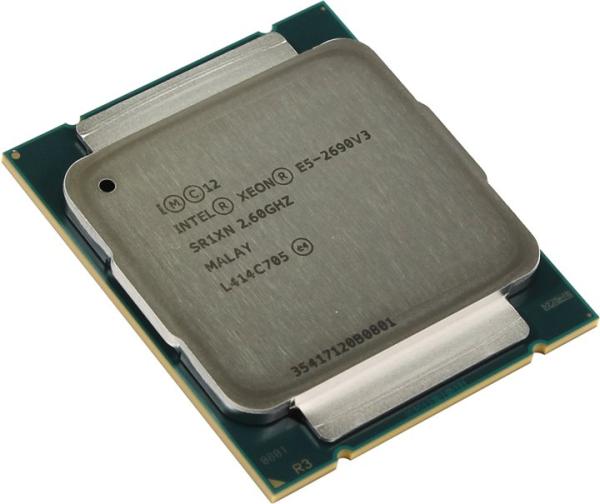 Процессор S2011-3 Intel Xeon E5-2690v3 2.6ГГц, 12*256КB+30MB, 9.6ГТ/с, Haswell 0.022мкм, Twelve Core, Quad Channel, 135Вт Box