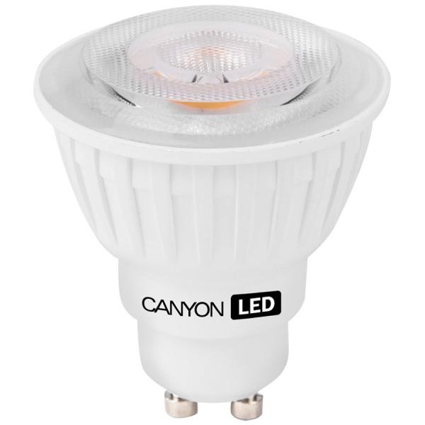 Лампа GU10 светодиодная белая Canyon LED MRGU10/8W230VN60, 7.5/55Вт, нейтральный белый, 4000К, 220В, 594Лм, 50000ч, прозрачный, 50/57мм