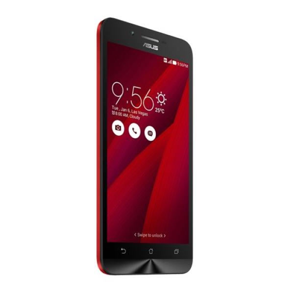 Смартфон 2*sim ASUS ZenFone GO (ZC500TG-1C049RU), 4*1.3ГГц, 8GB, 5" 1280*720, SDHC-micro, 3G, GPS, BT, WiFi, G-sensor, радио, 2 камеры 8/2Мпикс, Android 5.1, 71*144.5*9.98мм 135г, красный