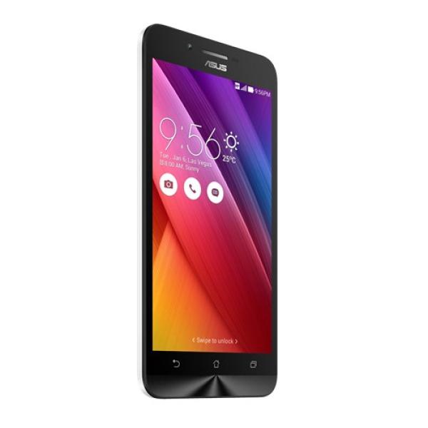 Смартфон 2*sim ASUS ZenFone GO (ZC500TG-1B048RU), 4*1.3ГГц, 8GB, 5" 1280*720, SDHC-micro, 3G, GPS, BT, WiFi, G-sensor, радио, 2 камеры 8/2Мпикс, Android 5.1, 71*144.5*9.98мм 135г, белый