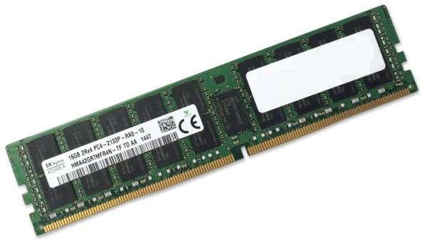 Оперативная память DIMM DDR4 ECC Reg 16GB, 2133МГц (PC17000) Hynix HMA42GR7MFR4N-TFTD, 1.2В, retail