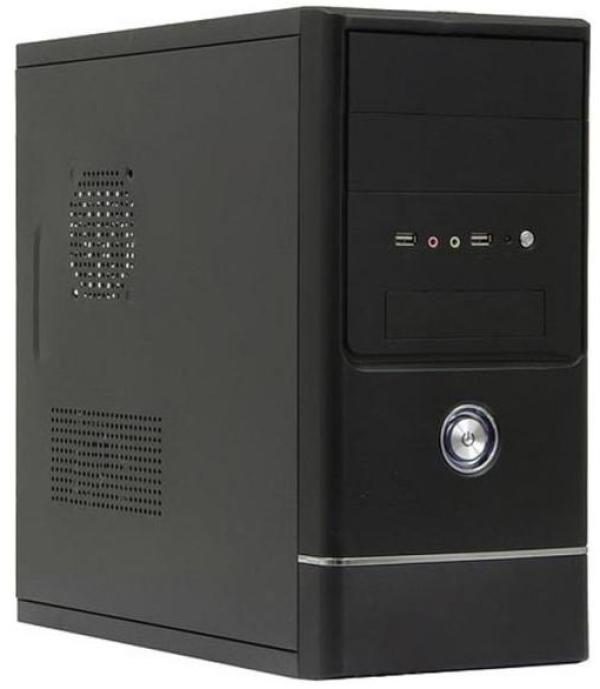 Корпус mATX MiniTower Winard 5813, 450Вт, 2*5.25"+1(4)*3.5", Audio/2*USB2.0, 0(2) вент., черный