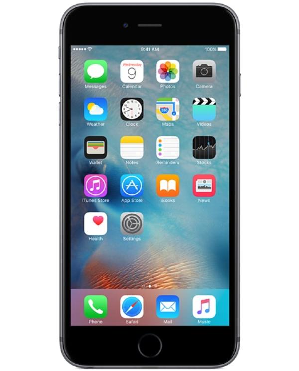 Смартфон Apple iPhone 6s Plus (MKU12RU/A), 2*1.8ГГц, 16GB, 5.5" 1920*1080, GSM/3G/4G, GPS, BT, WiFi, NFC, G-sensor, 2 камеры 12/5Мпикс, 77.9*158.1*7.3мм 192г, 384/24ч, серый
