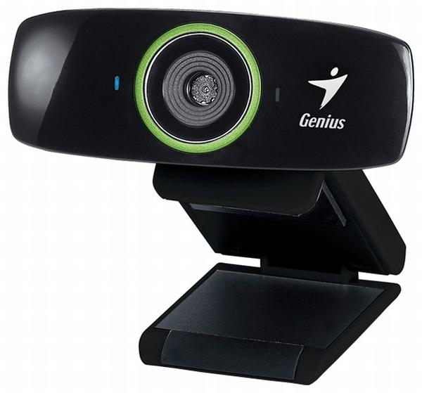 Видеокамера USB2.0 Genius FaceCam 2020, 1600*1200, до 30fps, встроенный микрофон, крепление на монитор, черный