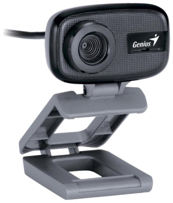 Видеокамера USB2.0 Genius FaceCam 321, 640*480, до 30fps, встр. микрофон, черный-серый