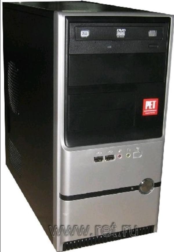 Компьютер РЕТ, Pentium G3250 3.2/ ASUS H81M Звук Видео LAN1Gb/ DDR3 4GB/ 500GB / DVD-RW/ YY mATX 350Вт USB2.0 Audio черный-серебристый