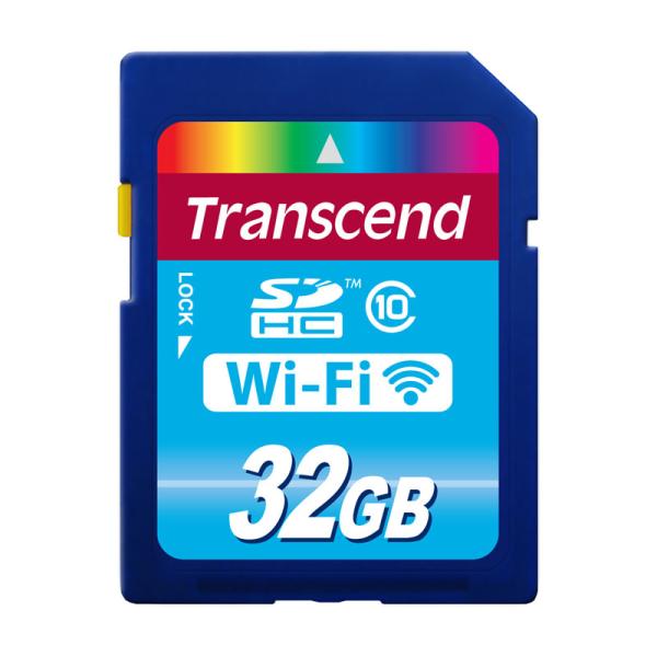 Карта памяти SDHC 32GB Transcend TS32GWSDHC10, WiFi, class 10, с адаптером SD/microSD/USB