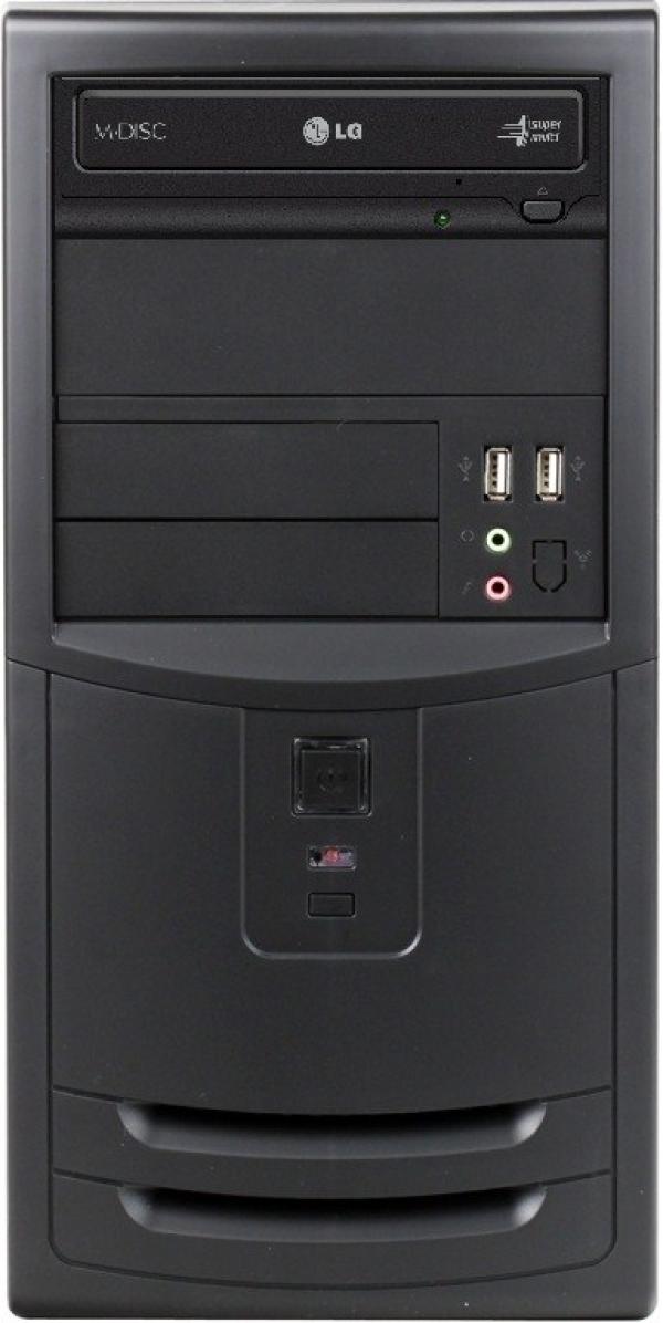 Компьютер РЕТ, Pentium G3250 3.2/ iH81 Звук Видео LAN1Gb/ DDR3 2GB/ 500GB / DVD-RW/ mATX 350Вт USB2.0 Audio черный-серебристый