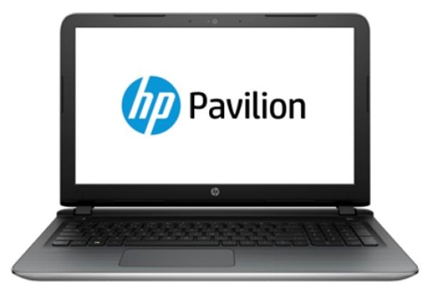 Ноутбук 15" HP Pavilion 15-ab054ur (N0J70EA), A6-6310 1.8 4GB 500GB R7 M360 2GB DVD-RW USB2.0/2USB3.0 LAN WiFi BT HDMI камера MMC/SD 2.2кг W8 серебристый-черный