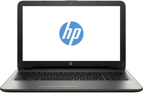 Ноутбук 15" HP 15-ac010ur (N2K30EA), Core i3-4005U 1.7 4GB 500GB 1366*768 iHD4400 2USB2.0/USB3.0 LAN WiFi BT HDMI камера SD/SDHC 2.1кг DOS серебристый-черный