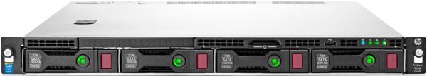Сервер S2011-3 HP DL120 Gen9 (788097-425), 1*Xeon E5-2603v3 1.6 Six Core/ iC610/ 1(8)*8GB DDR4 ECC Reg/ HP B140i/ 4*SATA RAID (0 1 5 10)/ 0(4)*3.5" SATA HS/ DVD-RW/ 2GLAN/USB3.0/ 1U/1(1)*550Вт