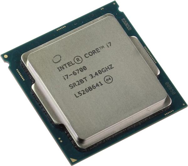 Процессор S1151 Intel Core i7-6700 3.4ГГц, 4*256KB+6MB, 8ГТ/с, Skylake 0.014мкм, Quad Core, видео 1150МГц, 65Вт