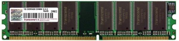 Оперативная память DIMM DDR 1GB,  400МГц (PC3200) Transcend JM388D643A-5L
