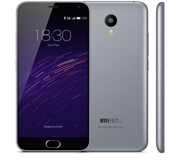Смартфон 2*sim Meizu M2 Note, 8*1.3ГГц, 16GB, 5.5" 1920*1080, SD-micro/SDHC-micro, 4G/3G, GPS, BT, WiFi, G-sensor, 2 камеры 13/5Мпикс, Android 5.1, 75.2*150.9*8.7мм 149г, серый