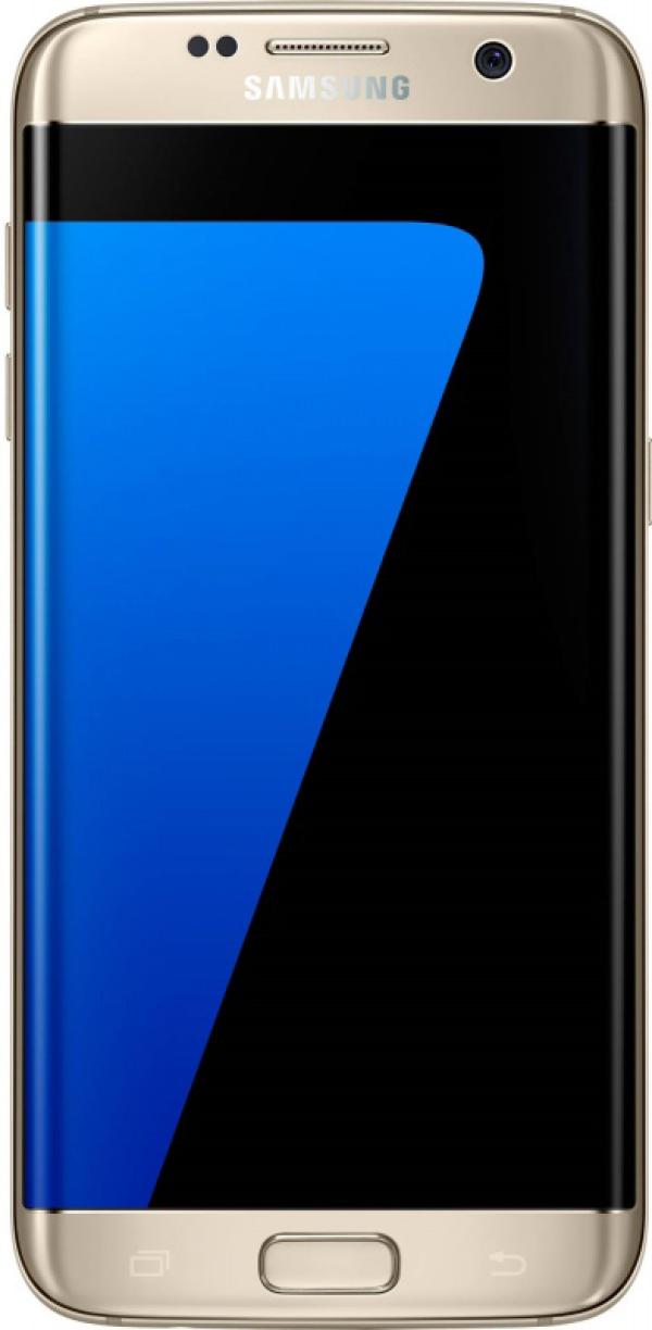 Смартфон 2*sim Samsung Galaxy S7 EDGE (SM-G935FZDUSER), 8*1,8ГГц, 32GB, 5.5" 2560*1440, SD-micro, 4G/3G, GPS, BT, Wi-Fi, NFC, G-sensor, 2 камеры 12/5Мпикс, Android 6, 72.6*150.9*7.7мм 157г, золотистый