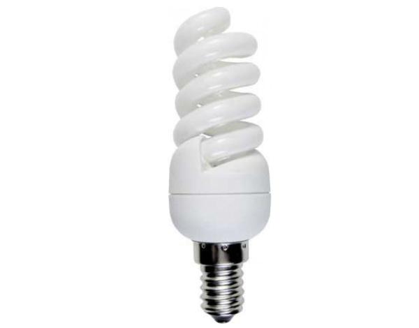 Лампа E14 энергосберегающая Ecola Z4FW11EC, 11/55Вт, теплый белый, 2700К, 220В, 550Лм, 8000ч, спираль, 98мм
