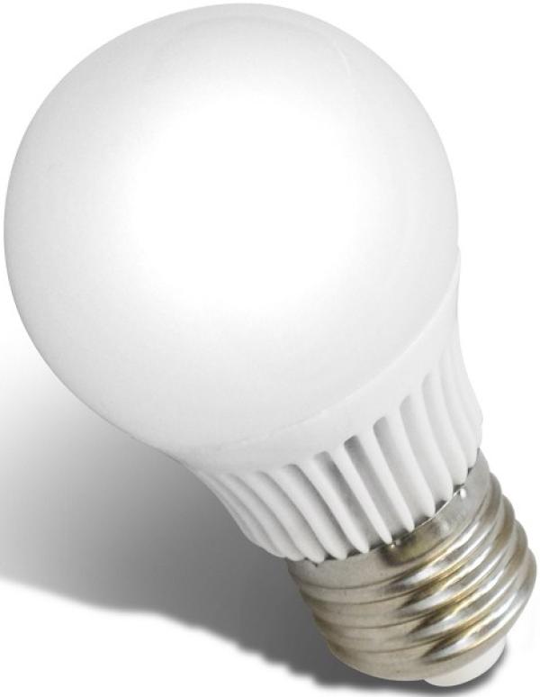 Лампа E27 светодиодная белая MaySun Шарик GL8-E27 AC230V, 8/60Вт, теплый белый, 110..265В, 600Лм, 50000ч, 60/116мм