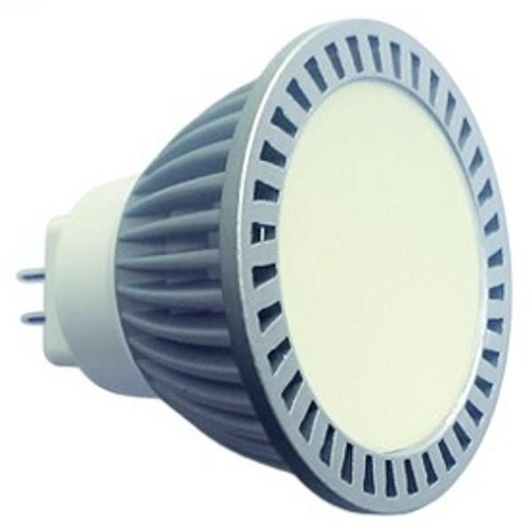 Лампа GU5.3 светодиодная белая LEDcraft LC-120-MR16-GU5.3-3-220-W, 3/25Вт, холодный белый, 6400K, 220В, 242Лм, 50000ч, радиатор, 49/46мм