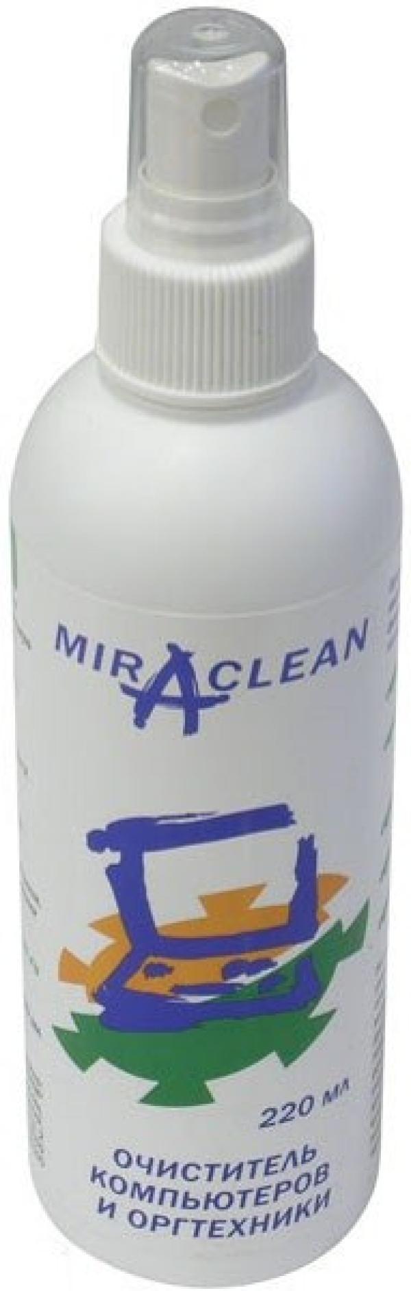 Средство для очистки офисного оборудования MiraClean 24100, спрей, 220мл, с антистатическим эффектом