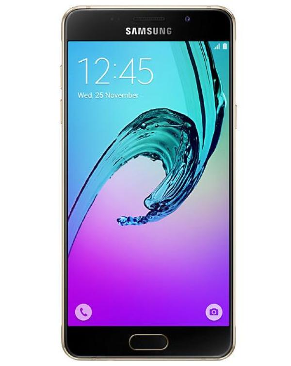 Смартфон 2*sim Samsung Galaxy A5 2016 (SM-A510FZDDSER), 8*1.6ГГц, 16GB, 5,2" 1920*1080, SD-micro, 4G/3G, GPS, BT, WiFi, NFC, G-sensor, 2 камеры 13/5Мпикс, Android 5.1, 71*144*7.3мм, золотистый