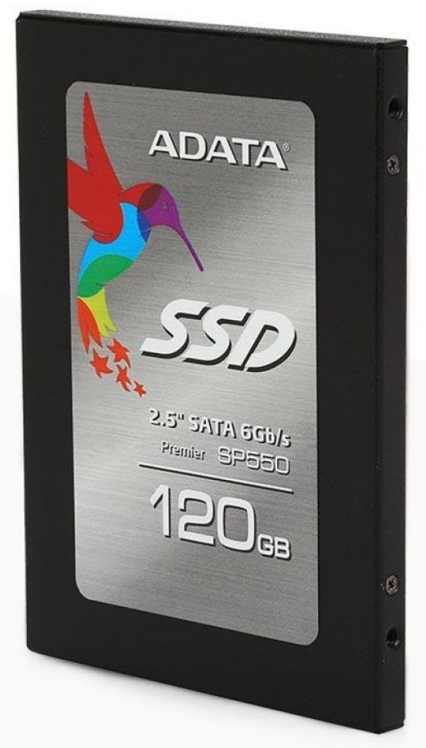Накопитель SSD 2.5" SATA  120GB A-Data Premier SP550 (ASP550SS3-120GM-C), SATAIII, MLC, 560/410MB/s, NCQ