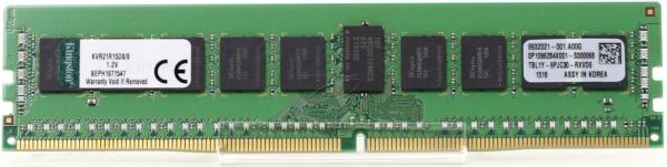 Оперативная память DIMM DDR4 ECC Reg  8GB, 2133МГц (PC17000) Kingston KVR21R15D8/8, 1.2В, retail