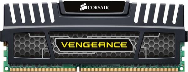 Оперативная память DIMM DDR3  4GB, 1600МГц (PC12800) Corsair Vengeance CMZ4GX3M1A1600C9, CL 9-9-9-24, радиатор, retail, черный