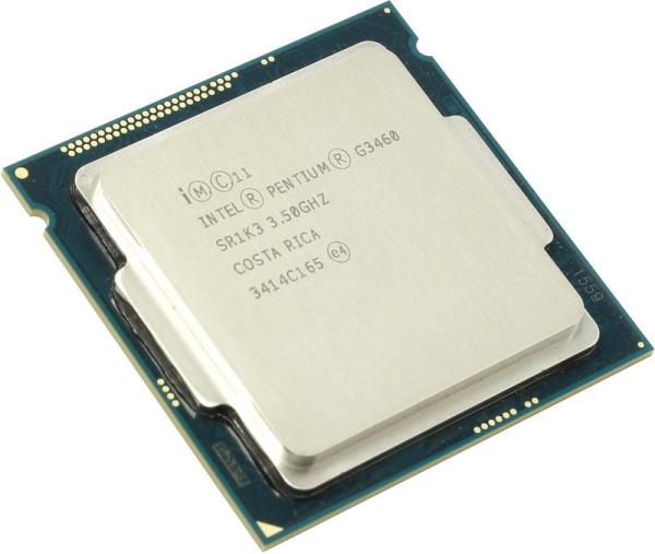 Процессор S1150 Intel Pentium Dual-Core G3460 3.5ГГц, 2*256KB+3MB, 5ГТ/с, Haswell 0.022мкм, Dual Core, видео 350МГц, 53Вт