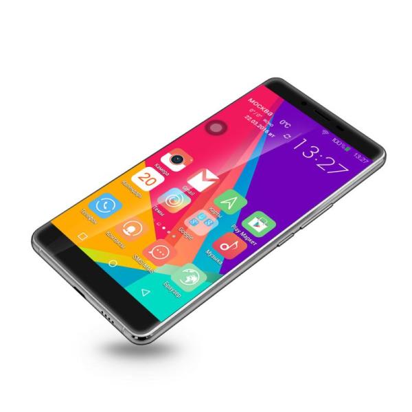 Смартфон 2*sim Ginzzu S5140, 4*1.3ГГц, 16GB, 5" 1280*720, SD-micro/SDHC-micro, 4G/3G, GPS, BT, WiFi, G-sensor, 2 камеры 20/5Мпикс, Android 5.1, 69.6*140.3*7.4мм 146г, черный