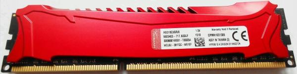 Оперативная память DIMM DDR3  8GB, 1866МГц (PC14900) Kingston HyperX Savage HX318C9SR/8, 1.5В, retail