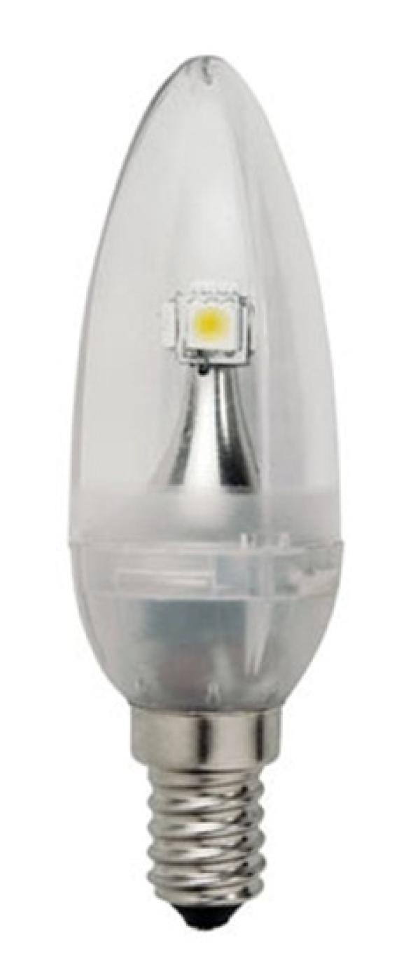 Лампа E14 светодиодная белая Ecola C4XV17ELC, 1.7/20Вт, нейтральный белый, 4200К, 220В, 30000ч, искристая свеча, прозрачный, 35/102мм