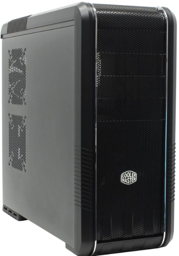 Корпус ATX MidiTower CoolerMaster CM 690 II Advanced (RC-692-KKN5), без БП, 4*5.25"+1*5.25"/3.5"+0(6)*3.5", Audio/SATA/2*USB2.0/2*USB3.0, 3(11) вент. LED, черный