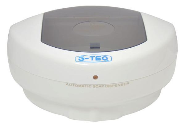 Диспенсер для мыла G-teq 8626 Auto, настенный, 0.45л, сенсорный, 4*R6 (AA), белый, без мыла, без батареек