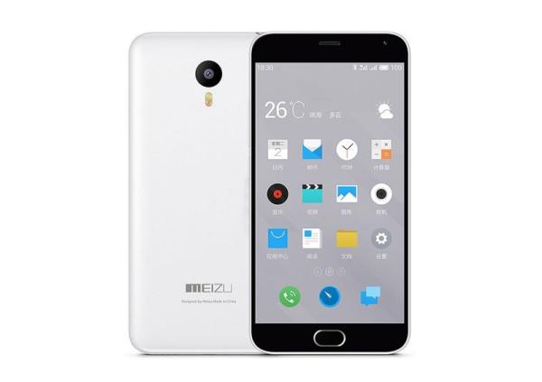 Смартфон 2*sim Meizu M2 Note, 8*1.3ГГц, 16GB, 5.5" 1920*1080, SD-micro/SDHC-micro, 4G/3G, GPS, BT, WiFi, G-sensor, 2 камеры 13/5Мпикс, Android 5.1, 75.2*150.9*8.7мм 149г, белый