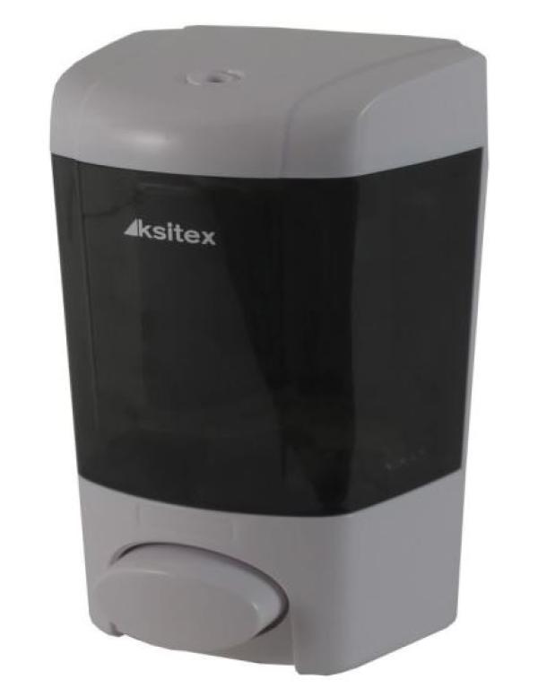 Диспенсер для мыла Ksitex SD-1003B-800, настенный, 0.8л, черно-серый, без мыла