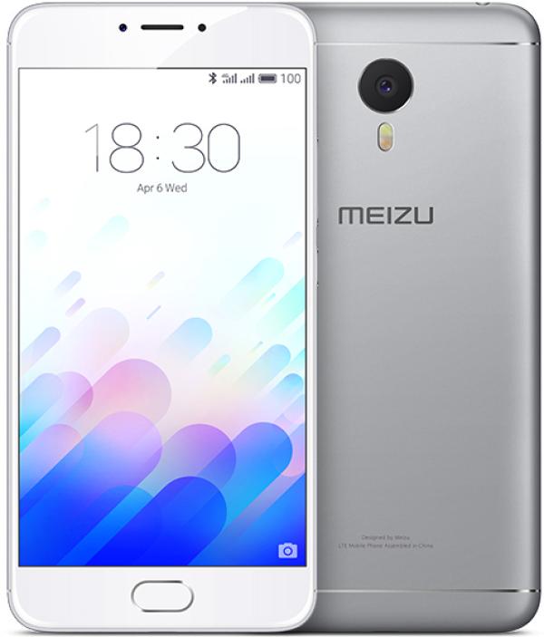 Смартфон 2*sim Meizu M3 Note, 4*1.8ГГц+4*1ГГц, 32GB, 5.5" 1920*1080, SD-micro/SDHC-micro, 4G/3G, GPS, BT, WiFi, G-sensor, 2 камеры 13/5Мпикс, Android 5.1, 75.5*153.6*8.2мм 163г, белый
